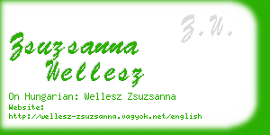 zsuzsanna wellesz business card